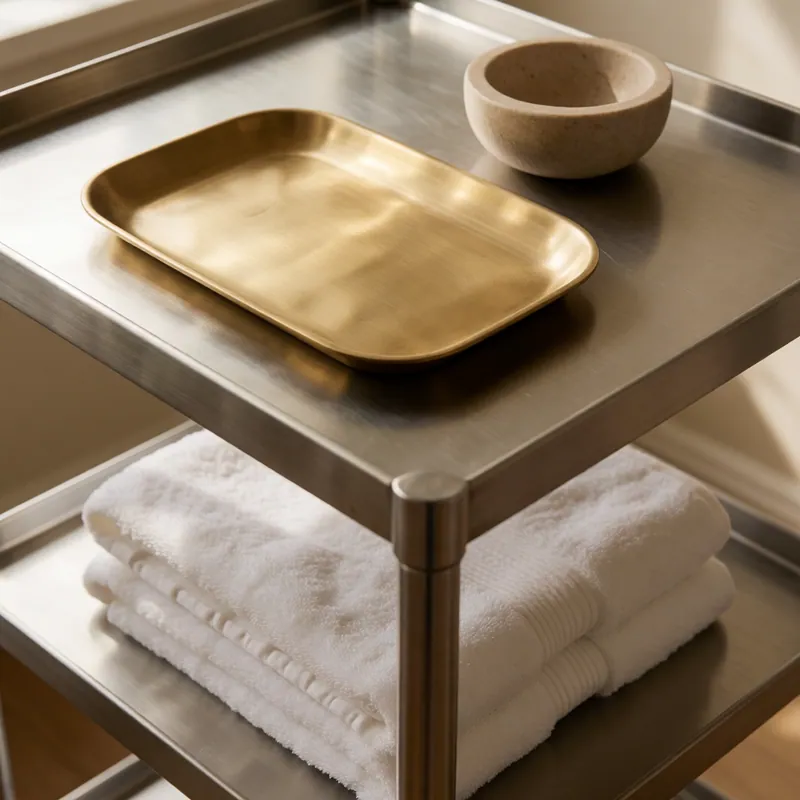 A prepared trolley at Woodside Med Spa, Woodside NY