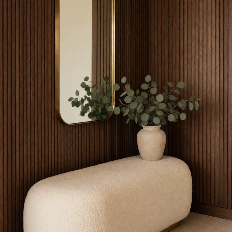 Morning light in the reception area on 61st Street