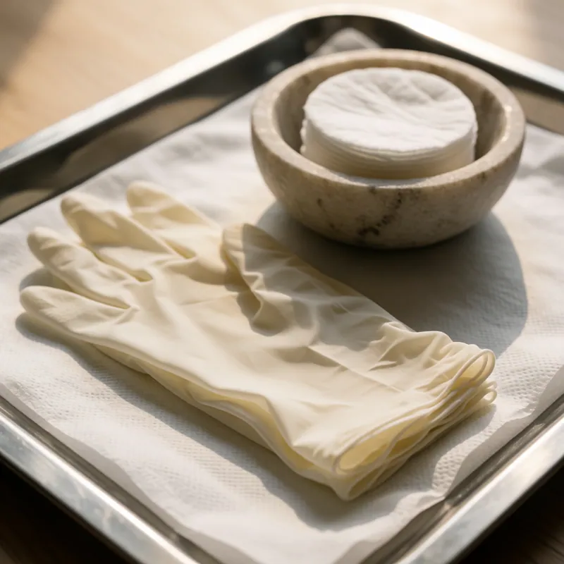 Prepared for treatment at Woodside Med Spa, Woodside NY