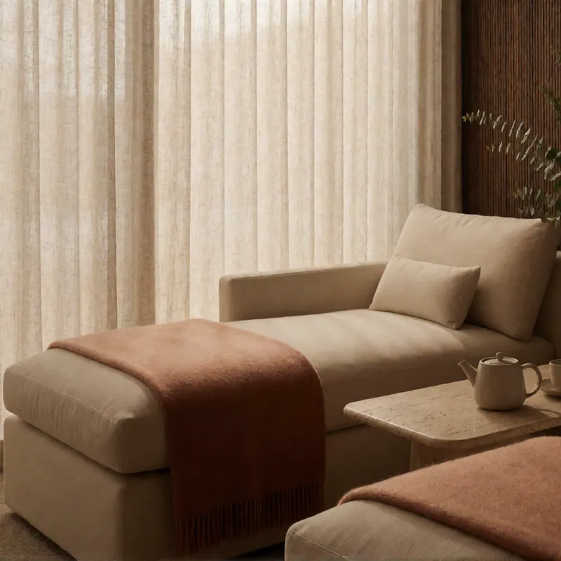 The quiet room at the back of the suite